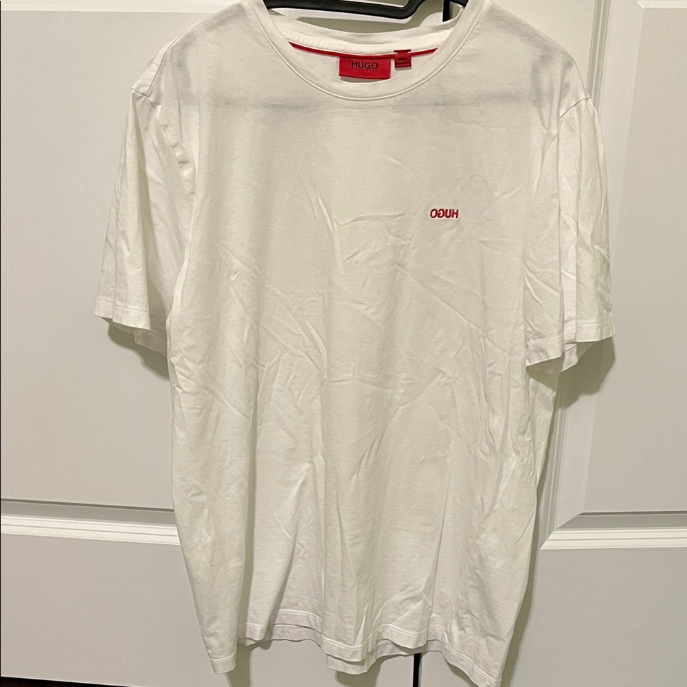 HUGO White Short Sleeve Tee